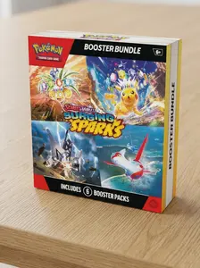Surging Sparks Trading Card Booster Bundle – Scarlet & Violet Era 6 Packs Sealed Collectible Card Box