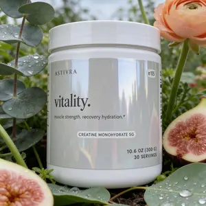 Astivra Vitality - Creatine Monohydrate Powder with Electrolytes, Muscle Support and Energy Drink Mix for Men and Women Daily Supplement Pack