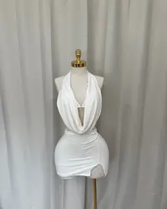 Cleo Glitter Set - White/ multi color sparkles