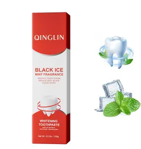 QINGLIN Whitening Complete Care Toothpaste, Teeth Whitening, Fights Plaque, Fluoride Free, No Artificial Flavors, Cruelty Free, Foaming, Simply Mint Flavor whiter smile