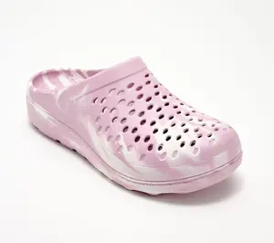 Revitalign Orthotic Recovery Clogs- Fusion Vitality Marble