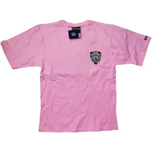 NYPD Short Sleeve New York Finest Back T-Shirt Pink