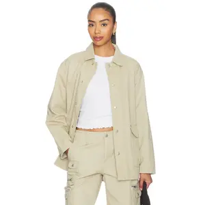 Still Here Barn Jacket in Khaki