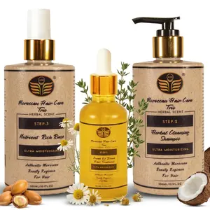 AIH Moroccan Hair Care Trio – 3-Step Scalp & Hair Care Set