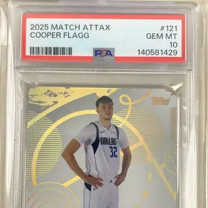 PSA 10 2025-26 Topps Match Attax Copper Flagg white