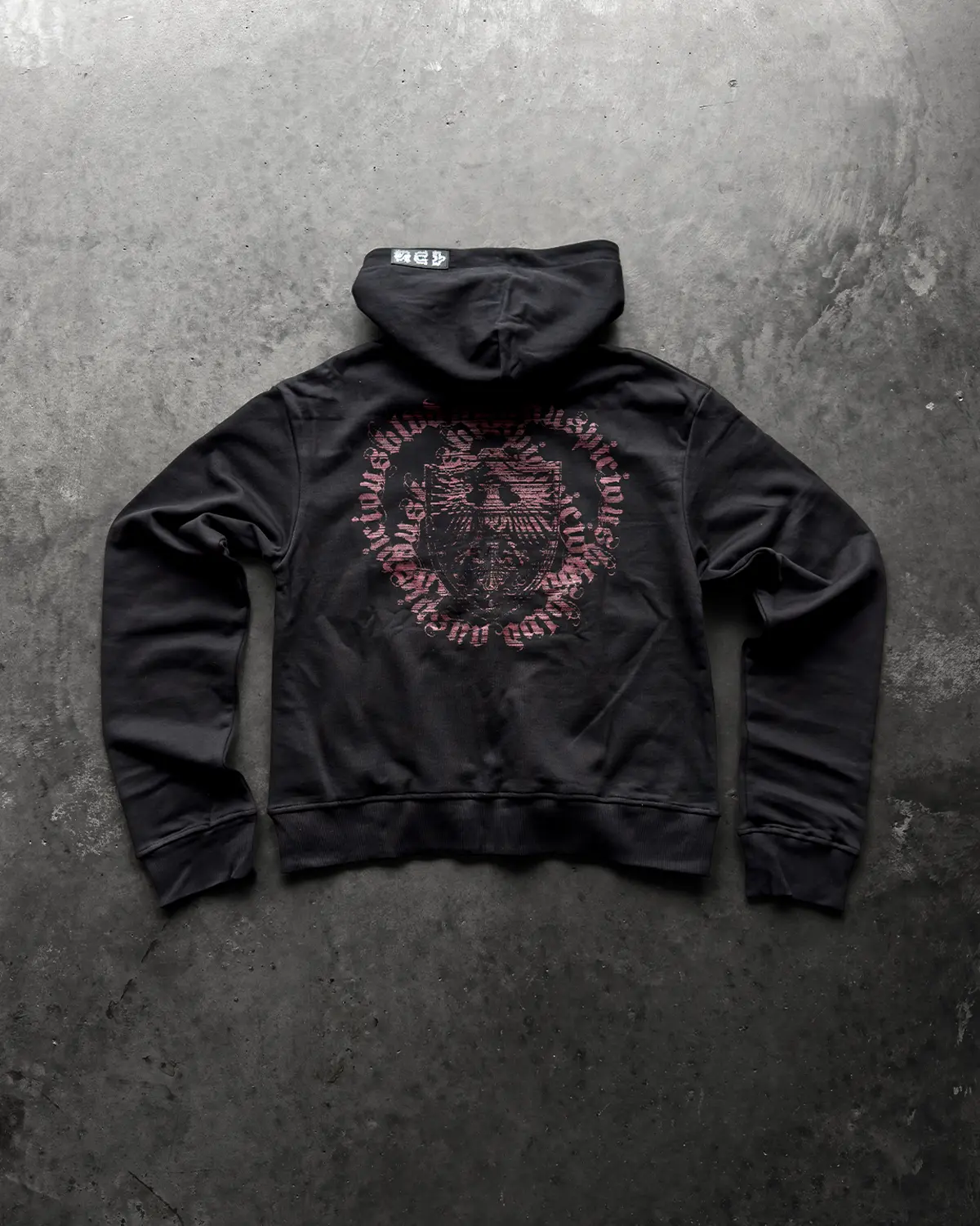 ORIGIN HOODIE - ATHLETIC VINTAGE STREETWEAR COTTON MENSWEAR FRENCH TERRY LONG SLEEVE PRINT SWEATSHIRTS TOPS MAN