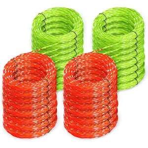 16 Pack AL2420PD 0.095’’ Replacement Twisted Trimmer Lines Compatible with All EGO 15-Inch String Trimmers, 224 FT Dual Color Pre-Cut Heavy Duty Weed Wacker String for EGO Line Trimmers
