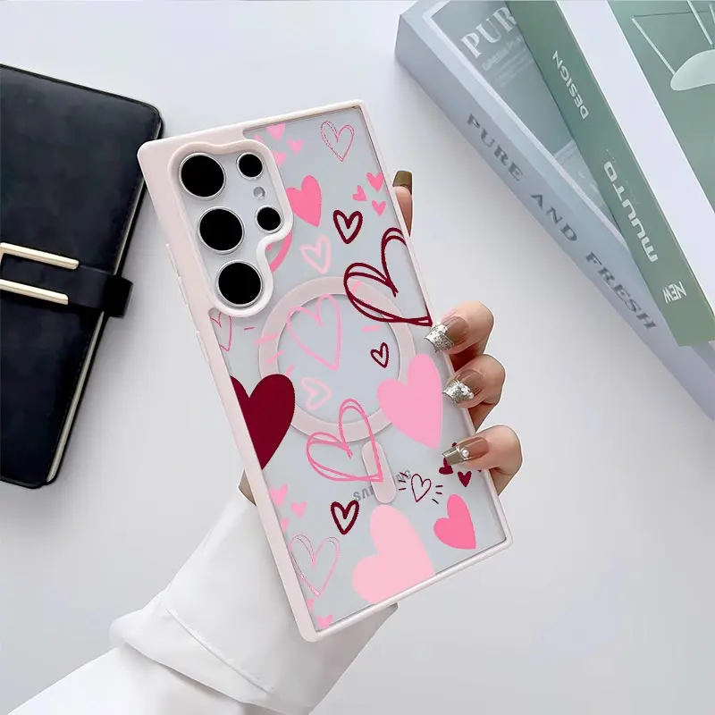 Art fans' love Pattern Premium phone case applicable for Samsung Galaxy S25 S24 S23 S22 PLUS ULTRA FE durable shockproof protection Privacy Protection Phone Case cute nic natalie reynolds mosnovo  protective case