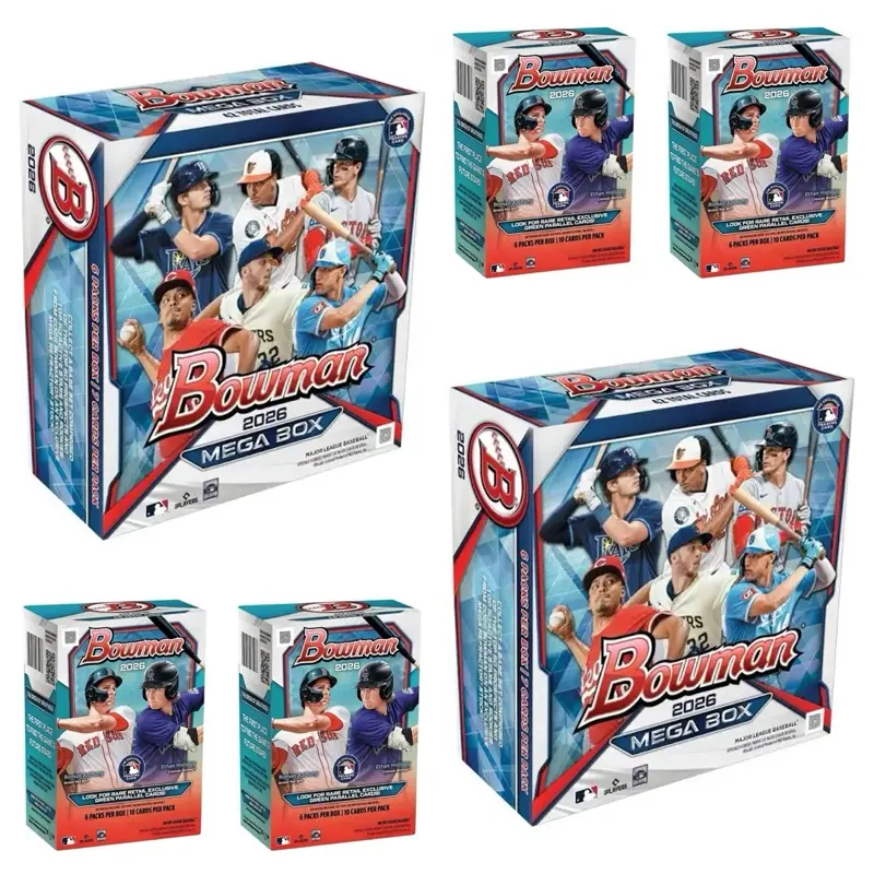 2026 Bowman Baseball Break (BB26150) - 2 Mega Boxes & 4 Blaster Boxes
