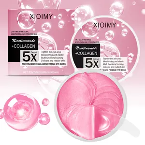 60pcs Niacinamide and Collagen Eye Masks for Deep Hydration, Firm and Smooth Skin, Say Goodbye to Dryness and Dullness, Suitable for All Skin Types