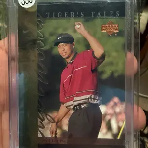 Upper Deck 2001 Tiger Woods Tiger's Tales Trading Card - Authentic Collectible Sports Memorabilia