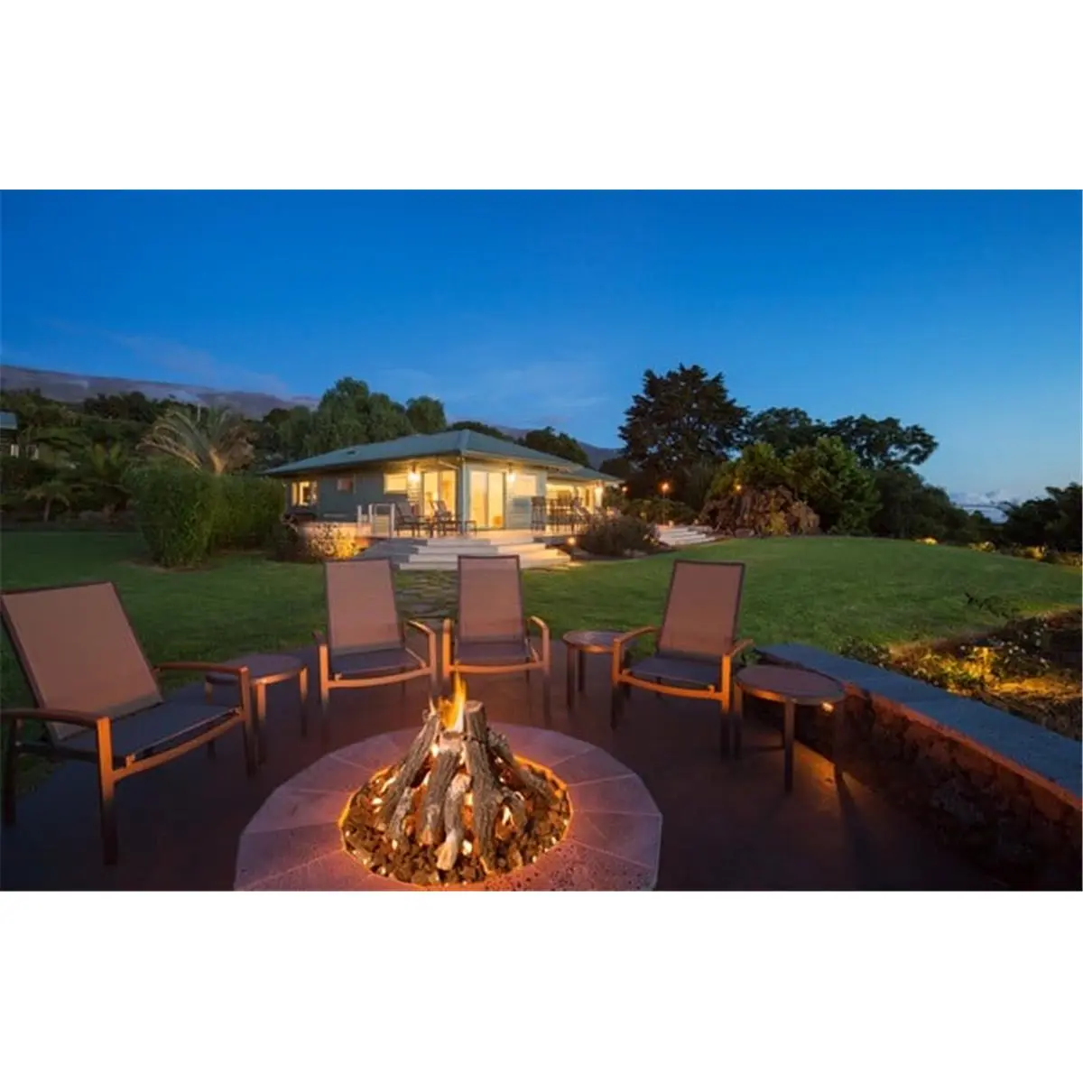 FPAWO-30-36 Round Fire Pit Logs Set Only, 30-36 in. - 16 Piece