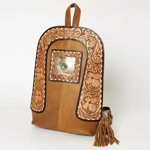 American Darling Backpack Hand Tooled Genuine Leather Western Women Bag | for Laptop School Purse Travel