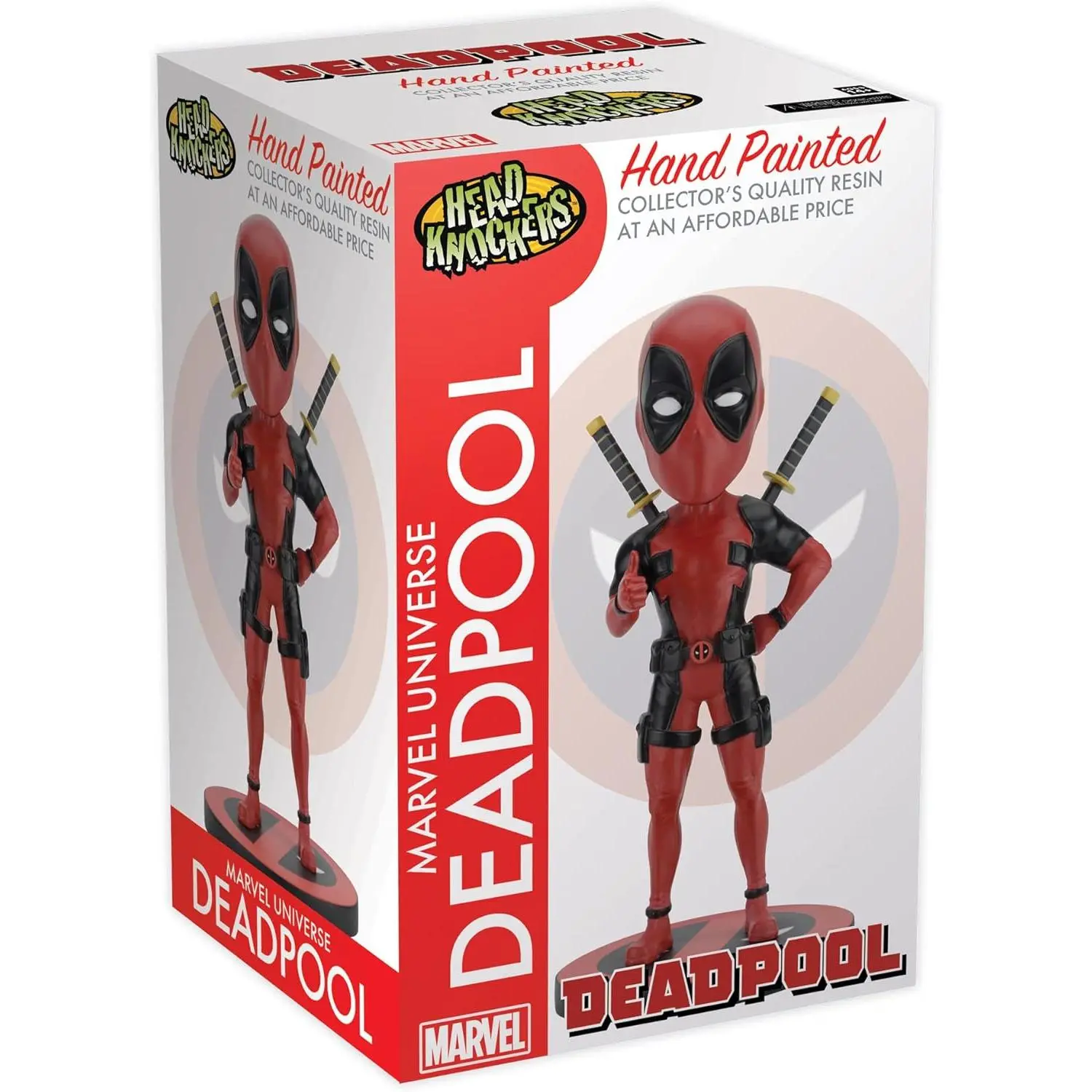 NECA Head Knockers Deadpool Marvel Universe 8" Bobblehead Figure Collector