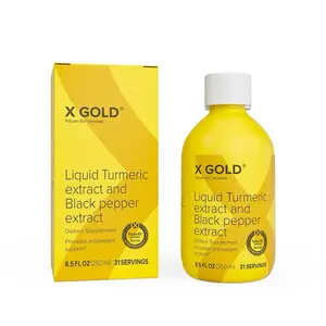 X GOLD 250 ml - a premium dietary supplement that combines the potent properties of aqueous turmeric extract with piperine for enhanced absorption. This golden liquid formula offers exceptional naturalness richness and proportion of active ingredients