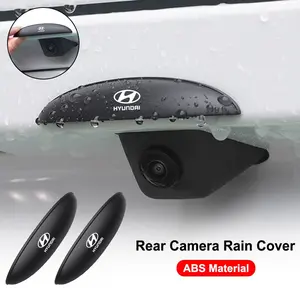 ABS Car Rearview Camera Rain Cover Silicone Weatherproof Protector For Hyundai Santa Sonata Solaris Azera Creta I30 Ix25 Tucson IX35