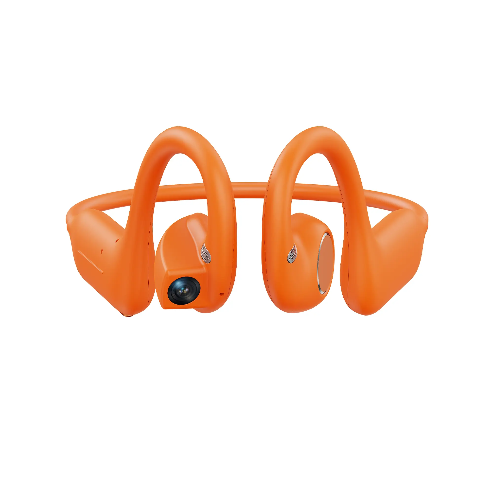 E12 AI Smart Sports Earbuds - 2-in-1 Camera Earphones with 8GB RAM, OpenAI Recording, Translation, 8MP Camera Object Recognition, Music Playback, Ideal Gift for Friends