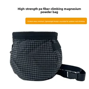 2025 Rock Climbing Chalk Bag Outdoor Bouldering Dry Magnesium Powder Waist Bag Climbing Equipment Storage Bag UHMWPE Fabric