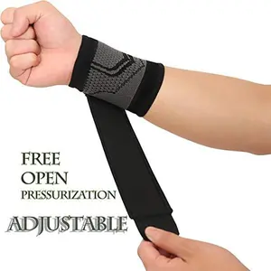 Outdoor Fitness Pressurized Wrist Guard Cycling Basketball Badminton Tennis Wear-resistant Breathable Wrist Guard