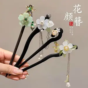 1pc Y2k Punk Metal Hair Stick for Buns - Chinese Style Hairpin Hair Accessories for Women
