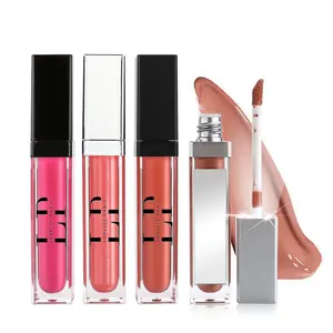 Lorelle Paris LED Light Lip Gloss with Mirror Hydrate Lipstick Makeup Moisturizing