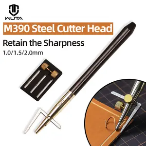 3 in 1 Leather Groover Tool Set M390 Steel Head Tools | WUTA