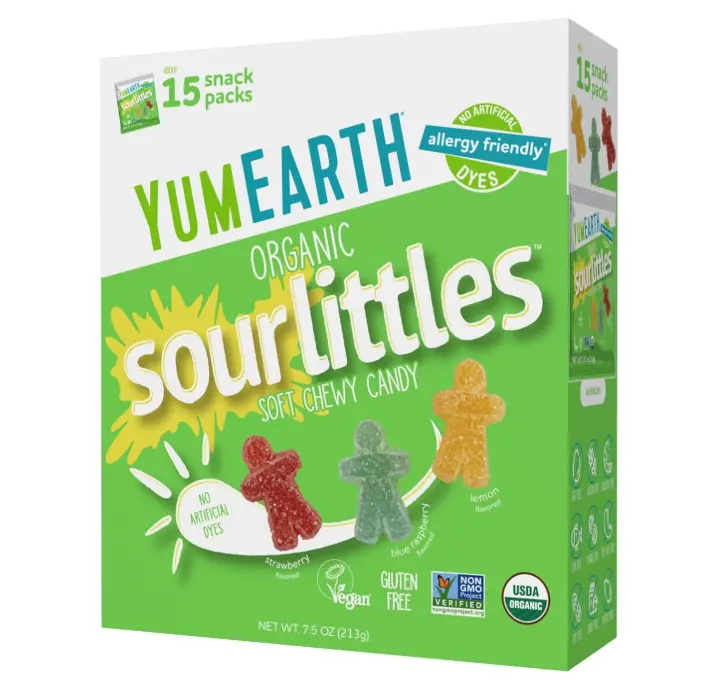 Yumearth Organic Sour Littles 15ct, 7.5 OZ