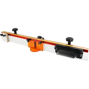 32 Inches Long Router Table Fence System with  Board, Bit Guard, Adjustable Stop and Dust Port
