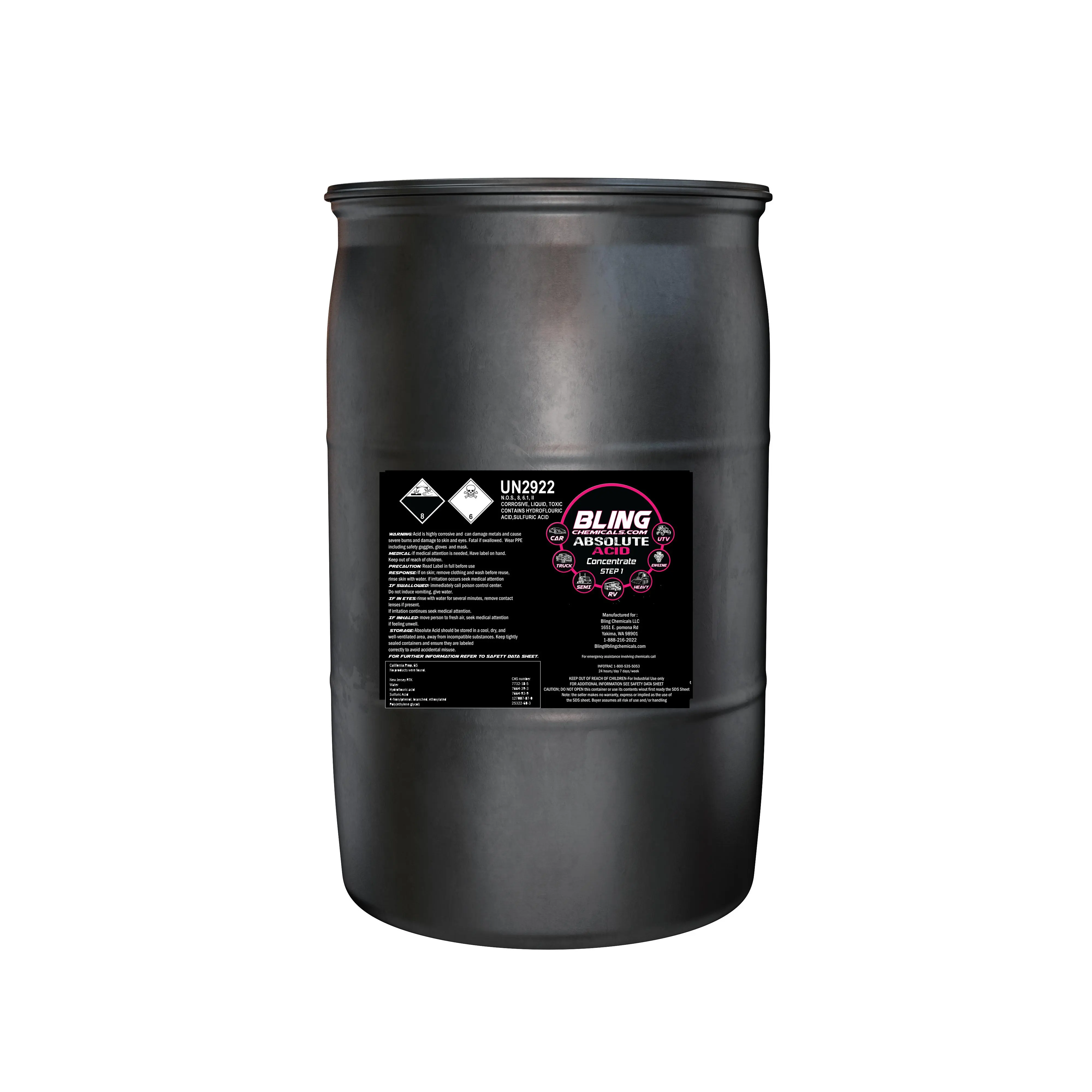 55 gallon Drum Absolute Acid (Shipping Included)