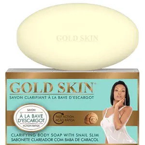 Gold skin clarifying soap with snail slime Acne Comfort Body Care Cleansing Cleanser Bath Shower Gel
