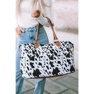 Cow Print Travel Bag