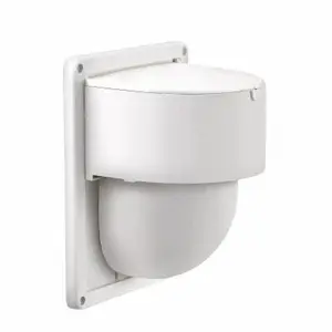 Lambro 3689023 4 inch Exhaust Wall Dryer Vent – Floating Damper