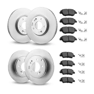 VEVOR Front and Rear Brake Kit Compatible with 2014 - 2015 Nissan Rogue (2 Row Seating; 11.65 inch (296mm) Front Outer Diameter), Hollow Structure Brake Rotors Ceramic Brake Pads Replacement KitVEVOR Super Brand Day