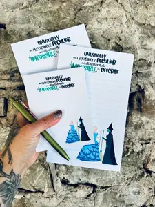 Unusual and Exceedingly Peculiar Wicked Notepad witchy planner