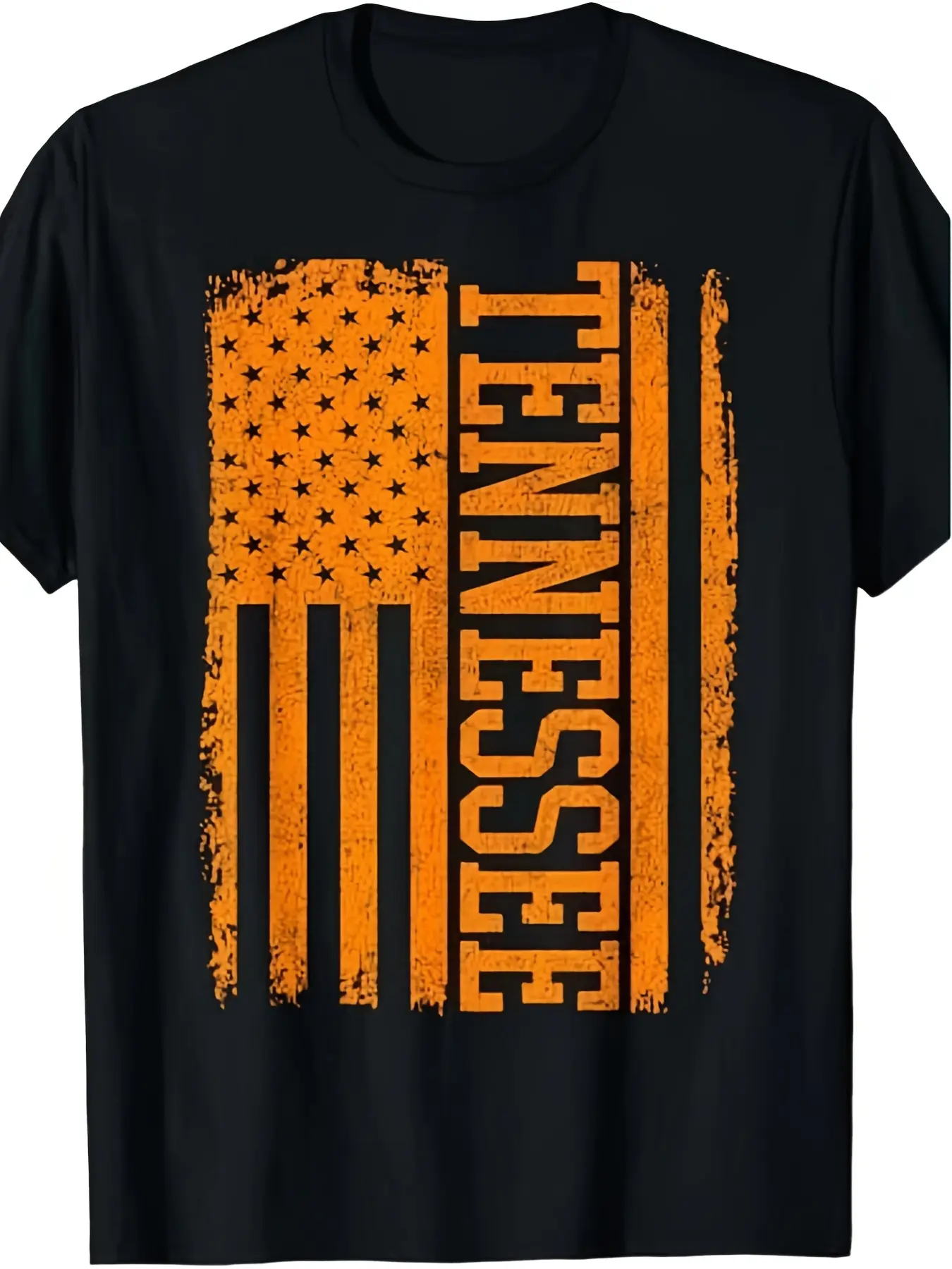 Classic TN Orange Print Retro Varsity Vintage Tenn unisex soft cotton short sleeve t shirt, vintage graphic casual tee for men women teens, perfect birthday holiday gift for camping travel gym daily street  wear