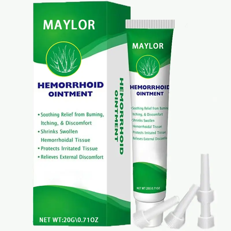 Organic Aloe Soothe Hemorrhoid Cream-Gel (1.4oz) - Lidocaine & Phenylephrine for Pain, Swelling, Itching Relief, Sensitive Skin Treatment, Acne Repair, Therapeutic Moisturizer