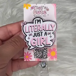 Just A Girl Badge Reel