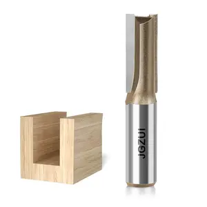 Router Bit Set for Woodworking, 1/2" Shank, Slotted Diameter 0.51inch, Straight Flush Trim Bits, Professional Quality, Complete in Specifications