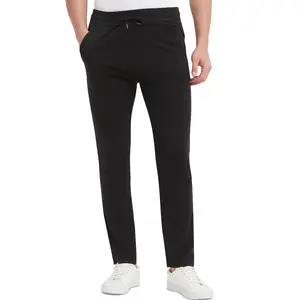 Men's Sweatpants with Zipper Pockets Stretch Jogger Pants for Men Athletic Gym Workout Track Jogging Hiking Pants