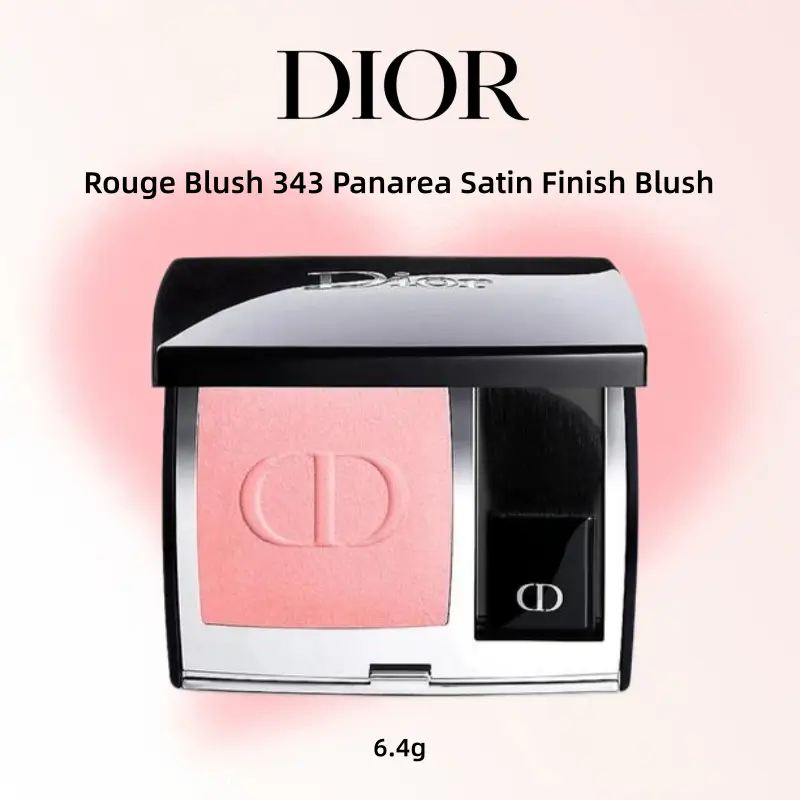 Dior Rouge Blush 343 Panarea Satin Finish Blush 6.4g - Soft Pink Shade for Natural Glow