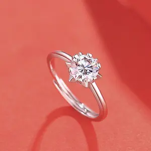 Beautiful elegant female exquisite fashion ring: size can be manually adjusted, fashion jewelry
