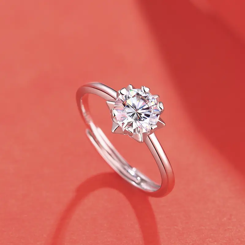 Beautiful elegant female exquisite fashion ring: size can be manually adjusted, fashion jewelry