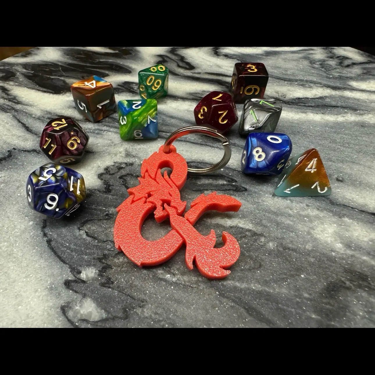 Dungeons and Dragons D&D key chains