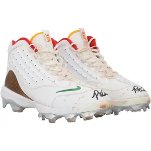 Pete Alonso New York Mets Autographed Game-Used White and Gray Nike Cleats from the 2025 MLB Season - NR81043697-98 - Fanatics Authentic Certified