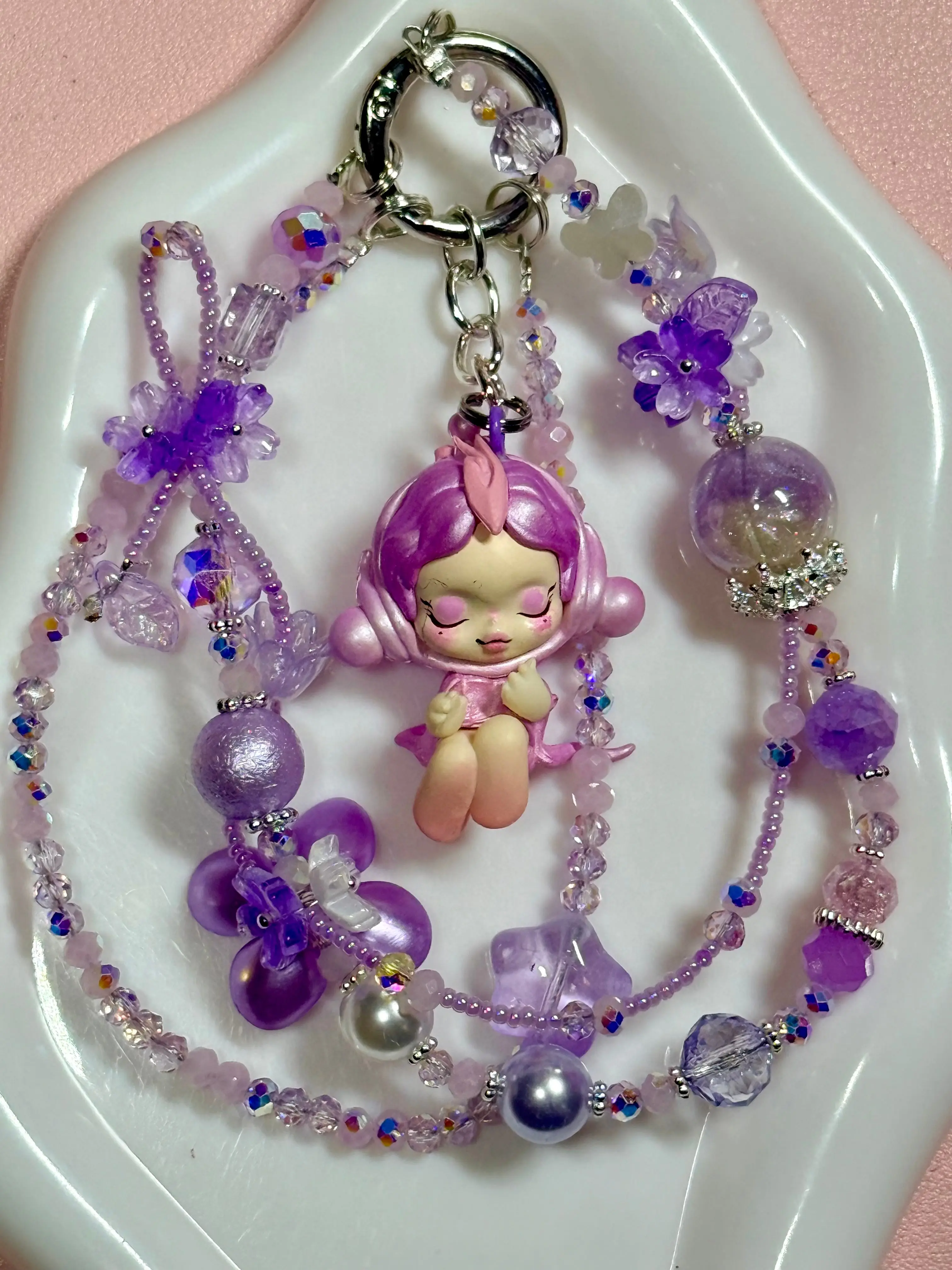 Panda Girl phone chain