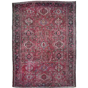 Coming Soon... HANDSOME Vintage Persian Karaja Rug | Bold, Rich, Forgiving and Durable | 8 x 11