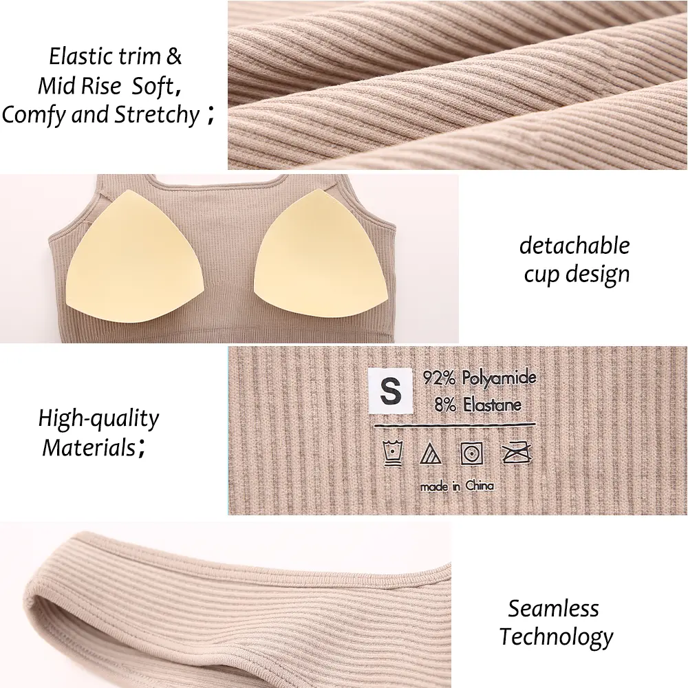 FINETOO 4pcs Workout Sets for Women Ribbed Crop Tank Shorts Active Gym Exercise High Waisted Sports Yoga Outfit Fashion ootd Women Comfortable Set XS-L FINETOO 4pcs Workout Sets for Women Ribbed Crop Tank Shorts Active Gym Exercise High Waisted Sports Yoga Outfit Fashion ootd Women Comfortable Set XS-L