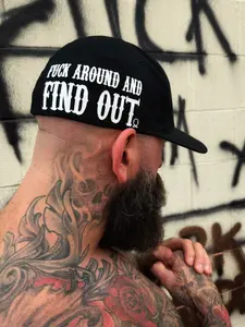 FUCK AROUND FLEXFIT COTTON SIDE STYLE HAT