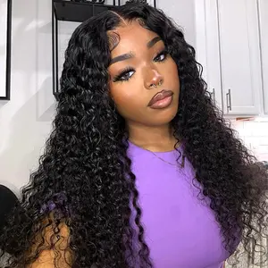 OQ HAIR 9x6 HD Deep Wave Wear Go Wig M-Cap With Drawstring Pre Everything Glueless Human Hair Wigs for Women Beginer Fridenly Vocation Hair Wigs