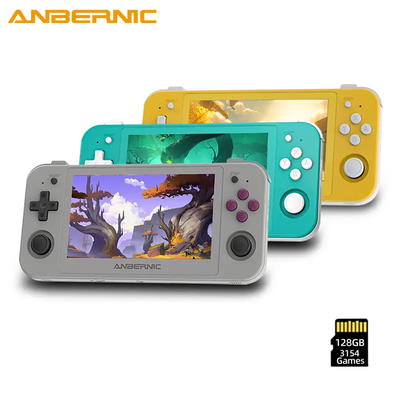 Anbernic RG505【Buy 1 Get 1Game Card(128GB-3000+Games)+1 Screen